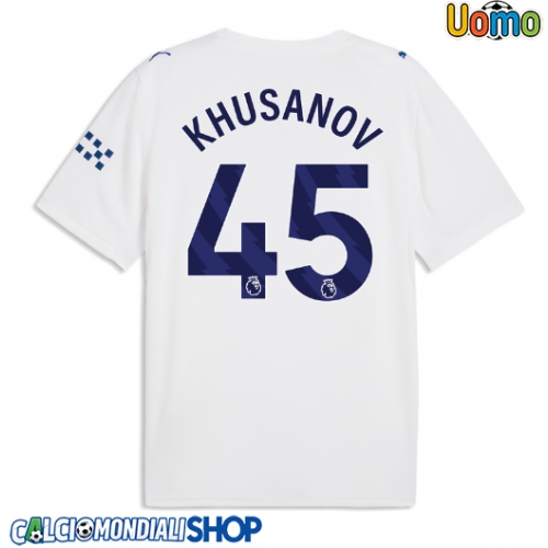 Maglie da calcio Manchester City Abdukodir Khusanov #45 Terza Maglia 2026-27 Manica Corta